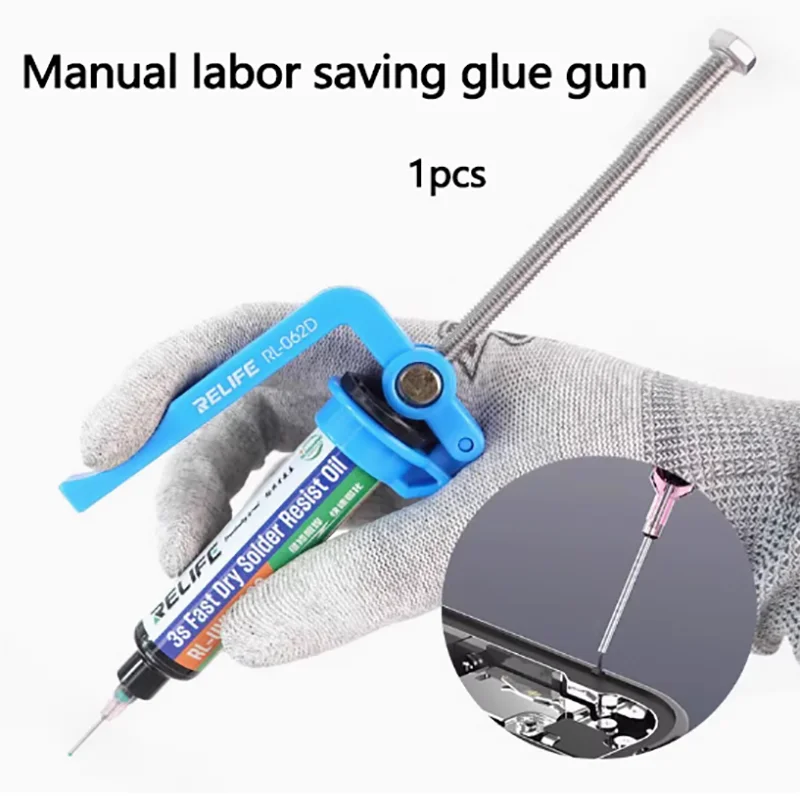 Labor-saving glue gun mobile maintenance turnip glue gun Hand-written glue gun is suitable for 5-10CC syringe manual