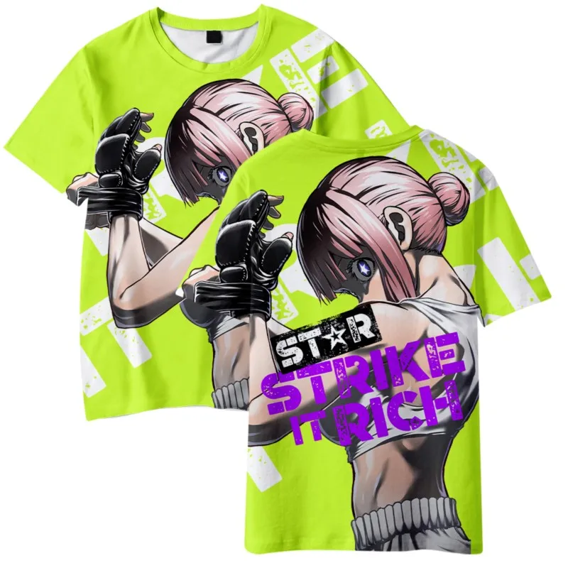 3D STAR Strike It Rich T-Shirt Isshou Senkin Merch Women/Men Unisex Hiphop Short Sleeve Tshirt Streetwear Tops