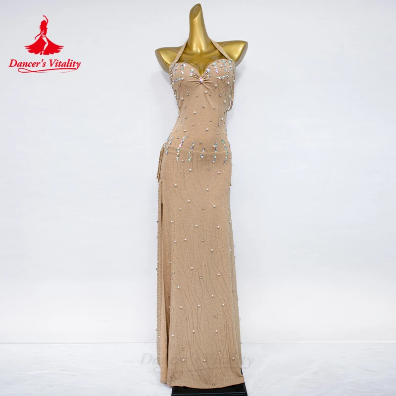 

Belly Dance Performance Costume for Women High-end Elegant Fishtail Dresses Adult Oriental Dance Professional Practice Outfit