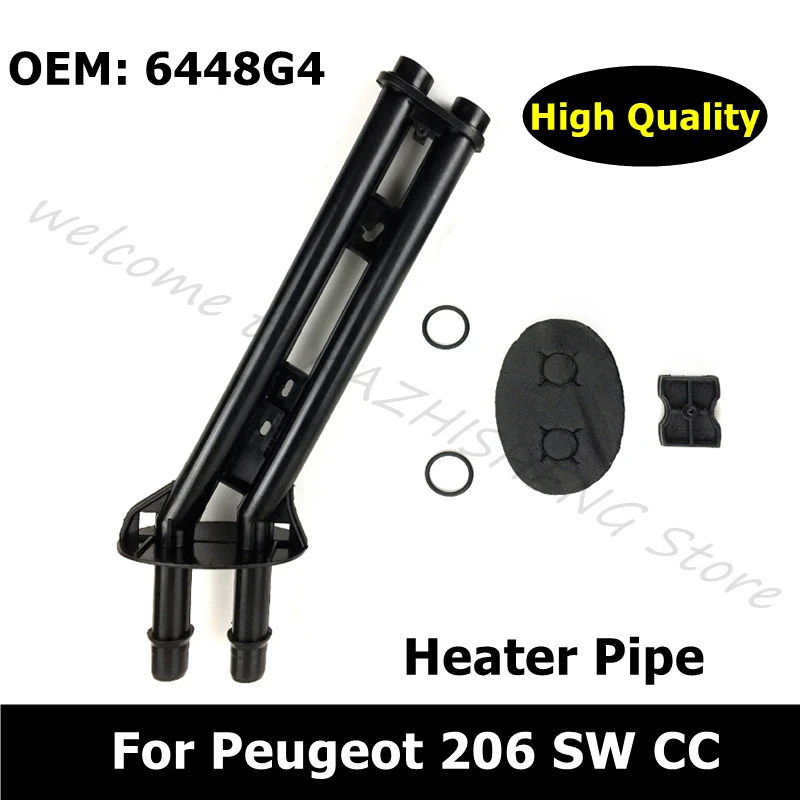 6448G4 Car Accessories Air Conditioning Radiator Tube For Peugeot 206 SW CC Cooling System Heater Pipe