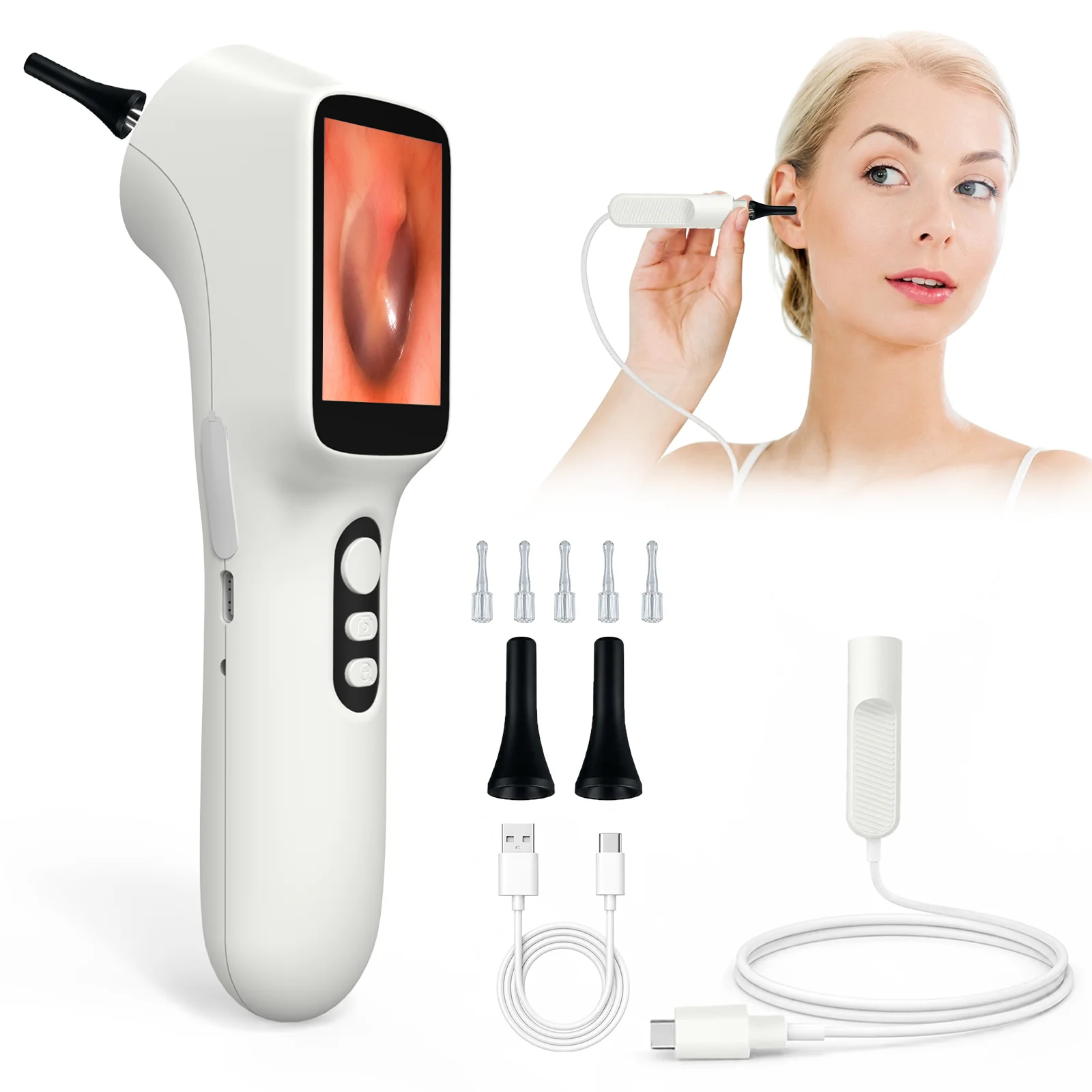 Photography Grid - Endoscope Handheld with Screen, Card Insertion
