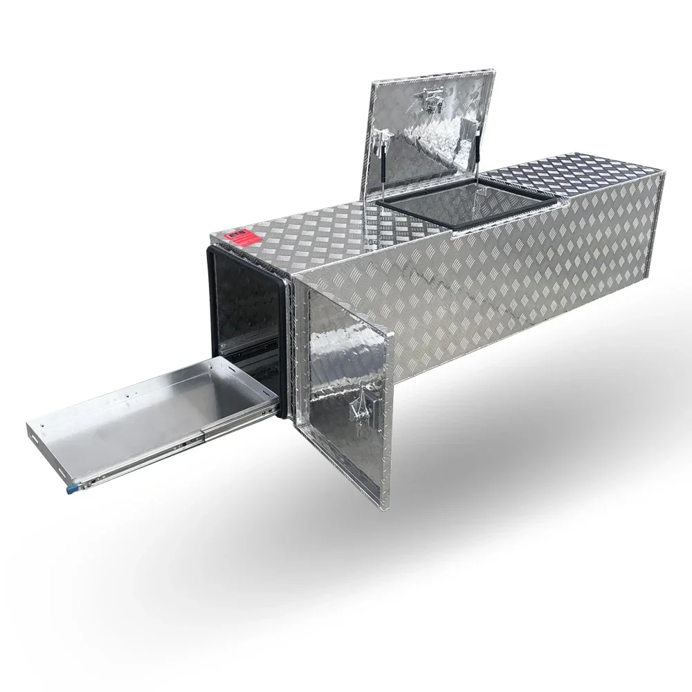 

Kindle Aluminium Generator Box Storage Toolbox for Camper and Caravan for sale
