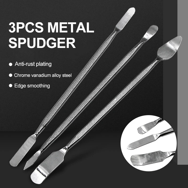 1/2/3Pcs โลหะ Crowbar สำหรับซ่อมโทรศัพท์มือถือเครื่องมือเปิดโลหะ Crowbar ถอดชุดโทรศัพท์ไม้พายอุปกรณ์ทำมือชุด Universal