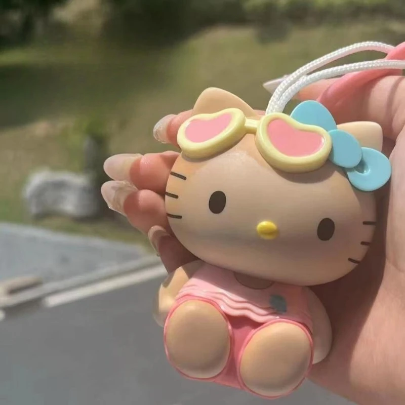 Kawaii Hello Kitty Keychain Cute Cartoon Versatile Keychain Desktop Accessories Travel Women Supplies Student Gift Wholesale