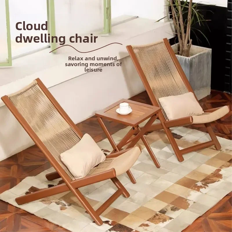 Rotan geweven buitenloungestoel Ijzer bakverf Tuinstoelen Ergonomische enkele bank voor gastgezin Comfortabele rugleuning