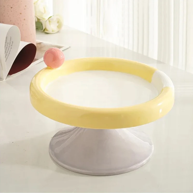 New Ceramic Neck Protection Pet Dog Bowl Cat Bowl Tall Bowl Cutlery