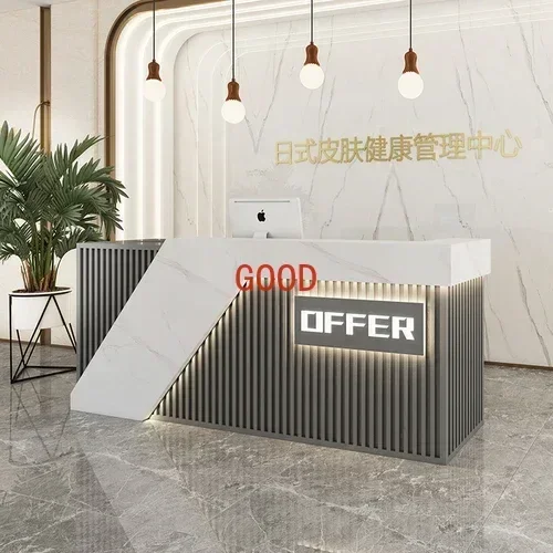 Zq salón de belleza nuevo estilo chino registro Bed & Breakfast mostrador de recepción estudio Yoga Club cajero mostrador de Bar