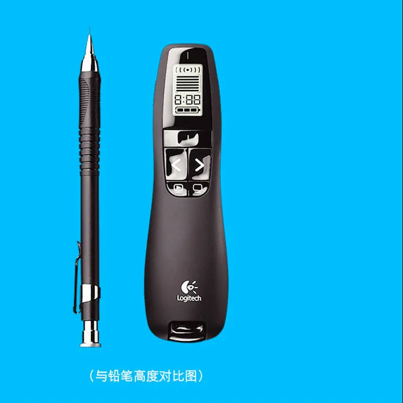Logitech R800 Remote Control Page Turning Green Pointers Pen Presentation presenter pen 2.4GHz red Wireless Presenter