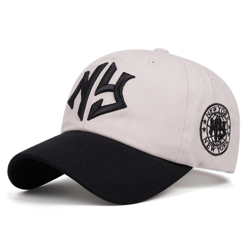 2026 Fashion New Baseball Hat Side NY Letter Embroidered Hip Hop Skateboarding Hat Daily Casual Decoration Sunshade Hat Unisex