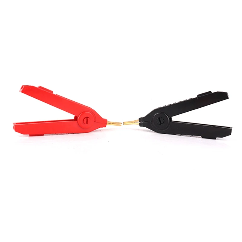 2 pezzi/set clip a coccodrillo in rame placcato LCR Kelvin a quattro clip a becco d'anatra