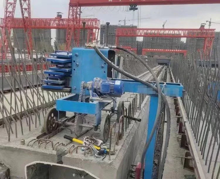 Supply Hollow Slab Beam Gouging Machine Pneumatic Lifting Bridge Automatic Walking Gouging Machine