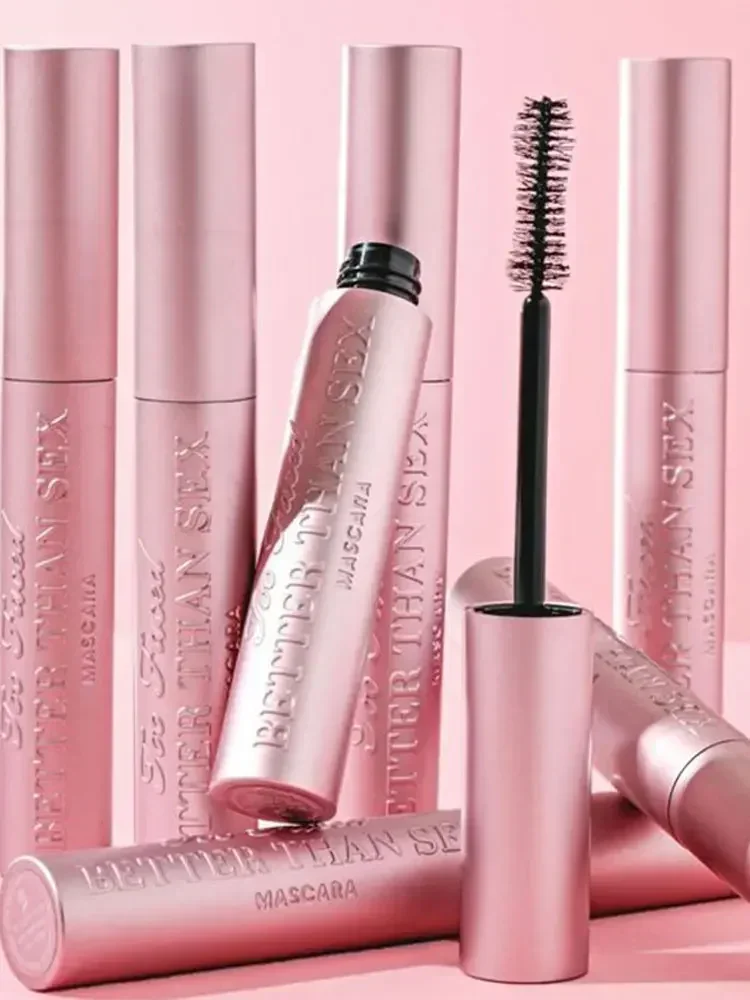 Better Than Sex Mascara make up Big Eyes Nourish Waterproof Sweatproof Bushy Long Volume Pink Aluminum Smooth Makeup 8ml