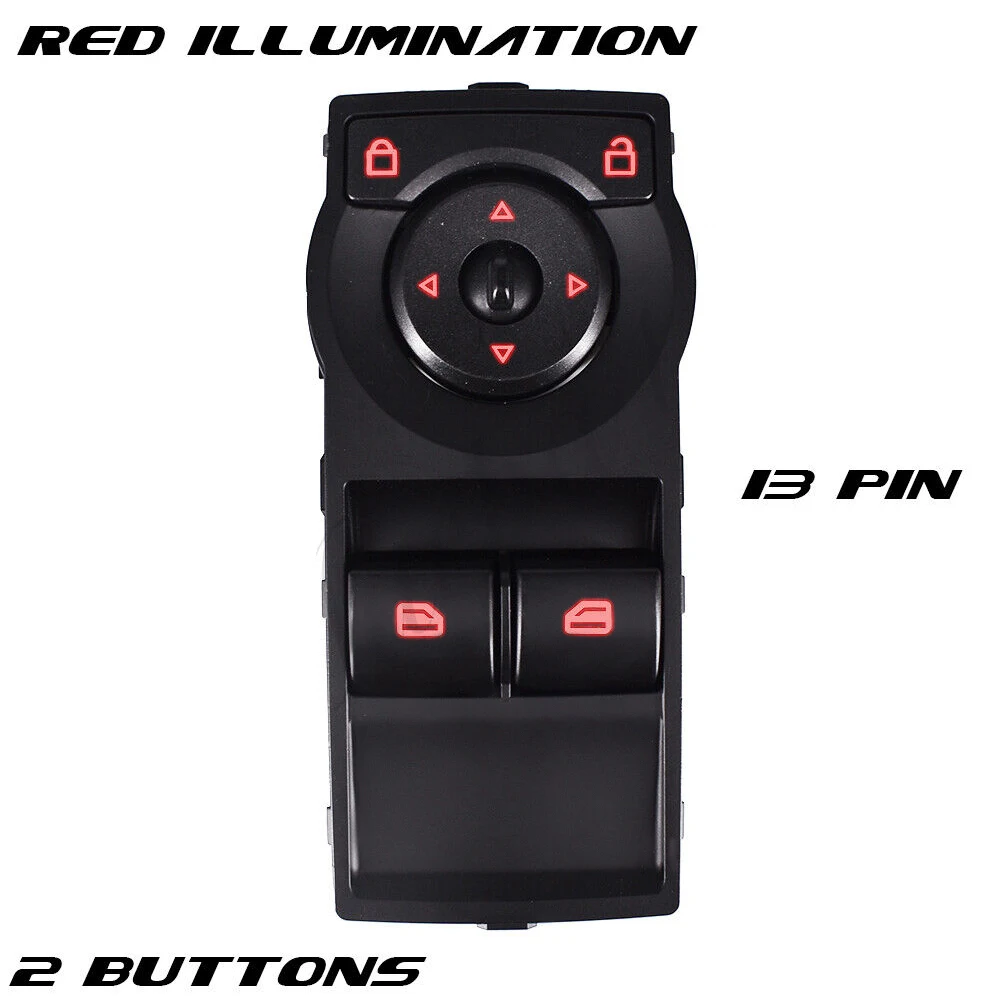 92247221 Master Adjust Knob Mirror Window Switch Button Fit For Holden Commodore Ute VE Auto Accessories