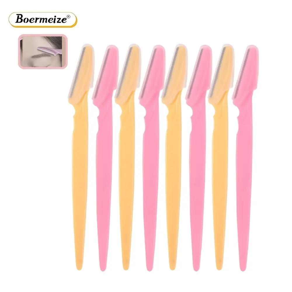 眉毛トリマーナイフポータブル顔かみそり脱毛眉毛脱毛脱毛カッターシェーバー刃メイクアップツール