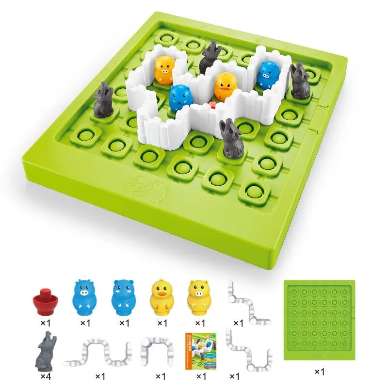 Interessante Tischspiele. Puzzlespielzeug, das logisches Denken und die Wegplanung trainiert und Tischpuzzlespiele für Kinder.