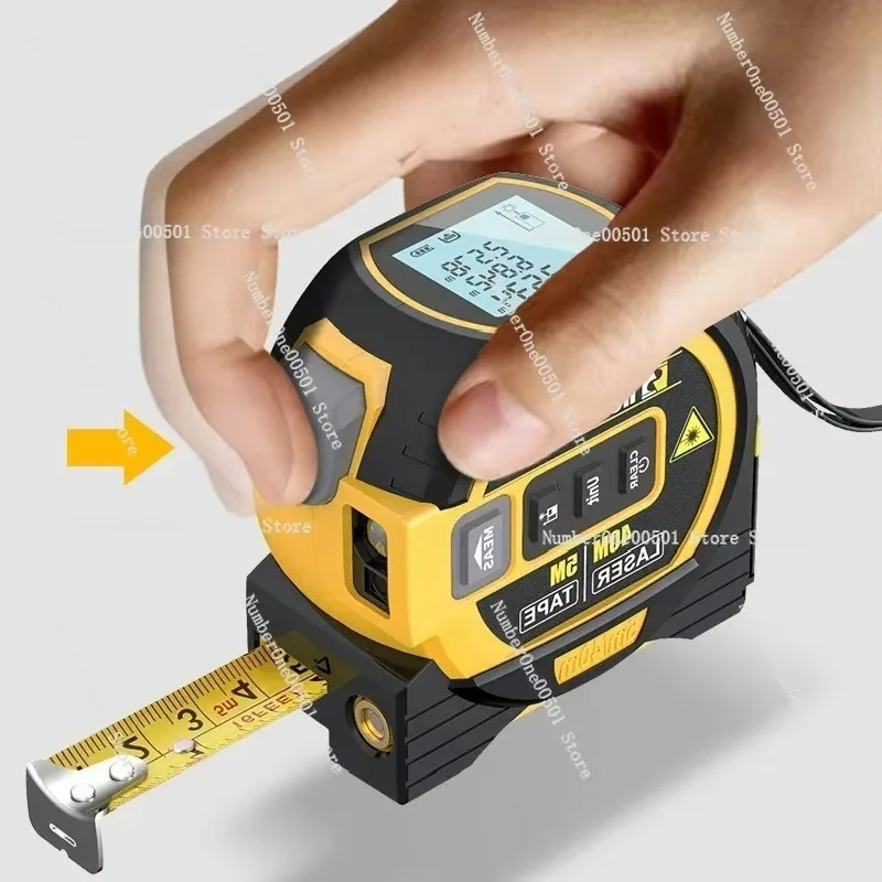 

3 in 1 Laser Distance Measurer High Accuracy Cross Line Infrared Smart Electronic Tape Measure