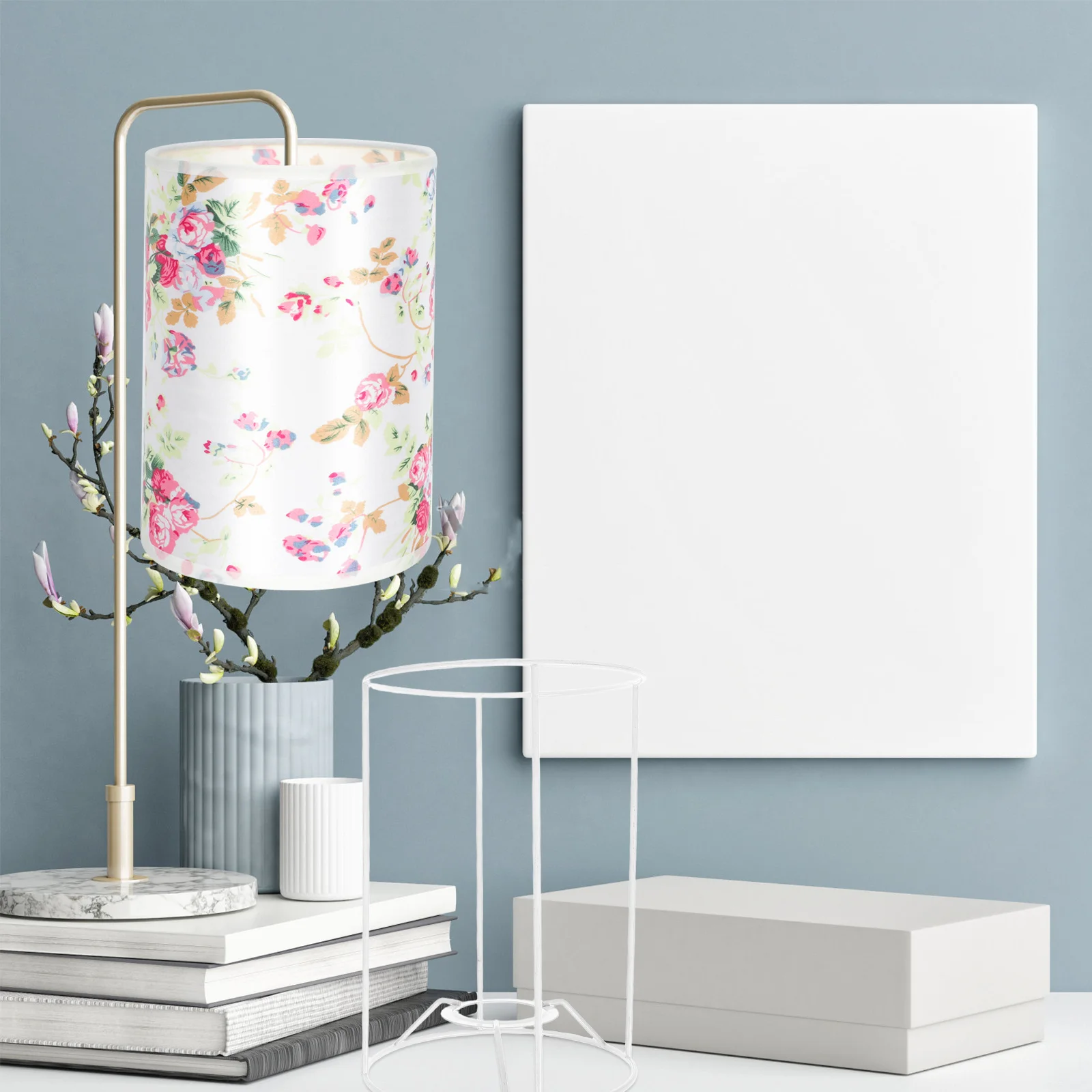 

Vintage Wire Lamp Shade Frame Iron Durable Cage Holder for DIY Table Lamp Light Bulb Guard Bulb Cage Iron Lampshade