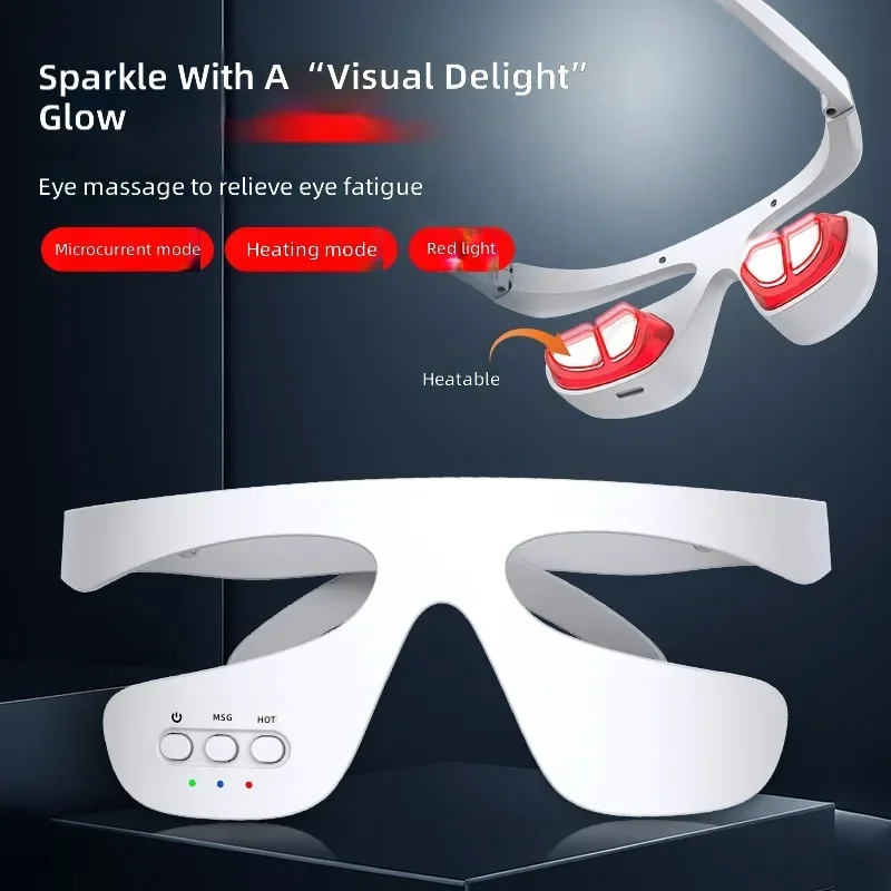 for Eye Care Beauty Instrument Portable Wireless Hot Compress Electronic Skin Care Introducer Massager for Dark Circles