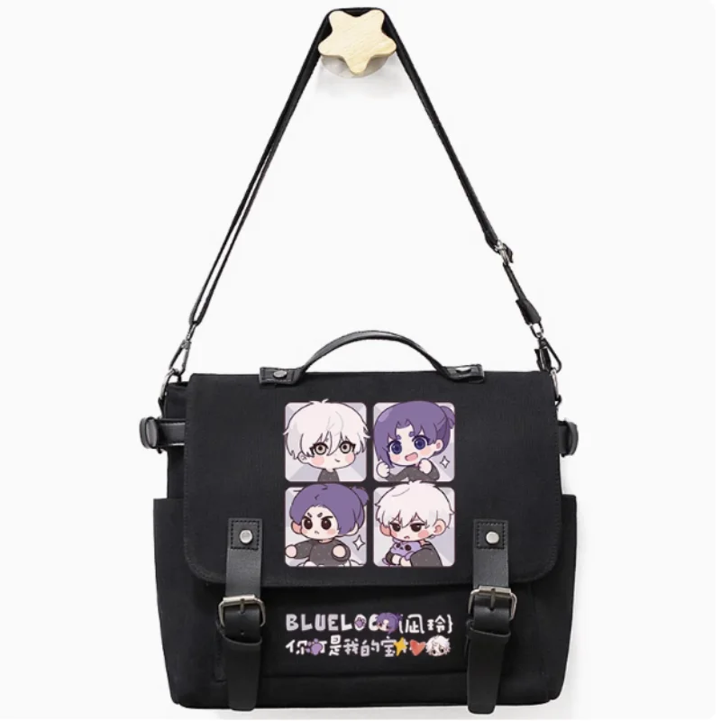 Anime BLUE LOCK Nagi Seishiro Mikage Reo Bag Unsix Fashion Casual Teenagers Crossbody Student Messenger Handbag B1792