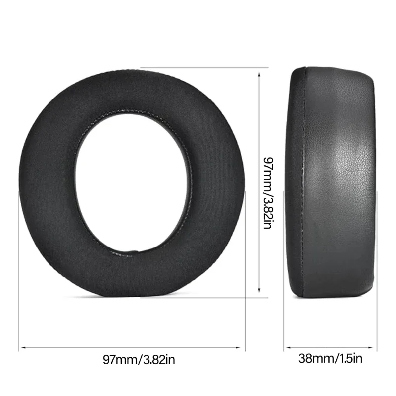 وسائد أذن هلام تبريد ناعمة متوافقة مع سماعات الأذن P5 Pulseelite تغطية الأذن لتعزيز تجربة Audios