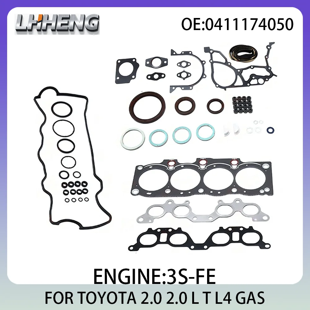

Engine Rebuilding Kits For TOYOTA CAMRY CARINA CELICA CORONA MR2 VISTA 0411174050 0411174051 3S-FE 2.0L 2.0 L T L4 GAS 1983-1998