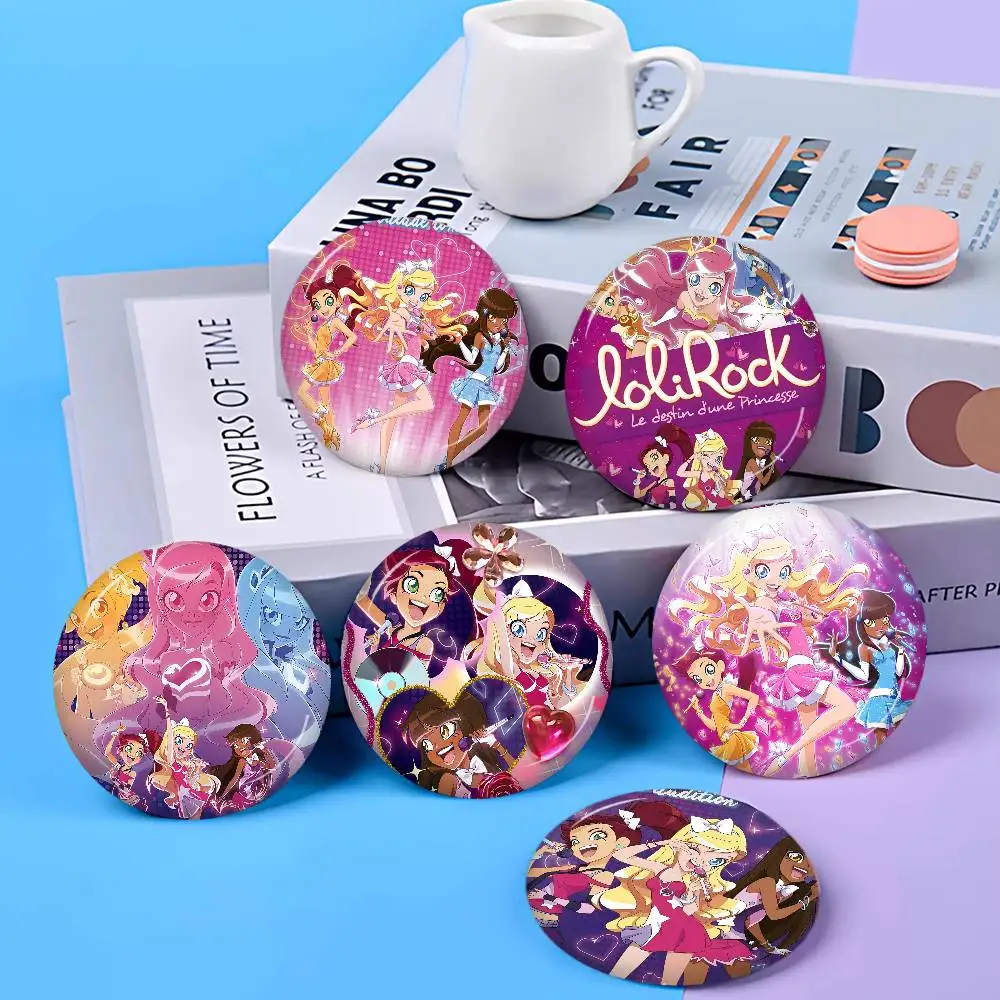 LoliRock Cartoon Tinplate Soft Button Pin Brooch Metal Badge Custom Jewelry Accessories Hat Bag Lapel