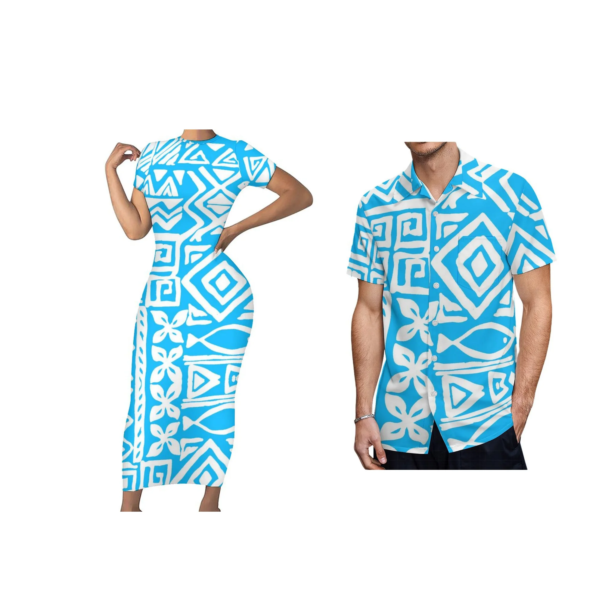 Nenhum mínimo polinésia impressão 3d vestido de manga curta de alta qualidade o-pescoço em camadas vestido micronésia ocasiões formais vestido