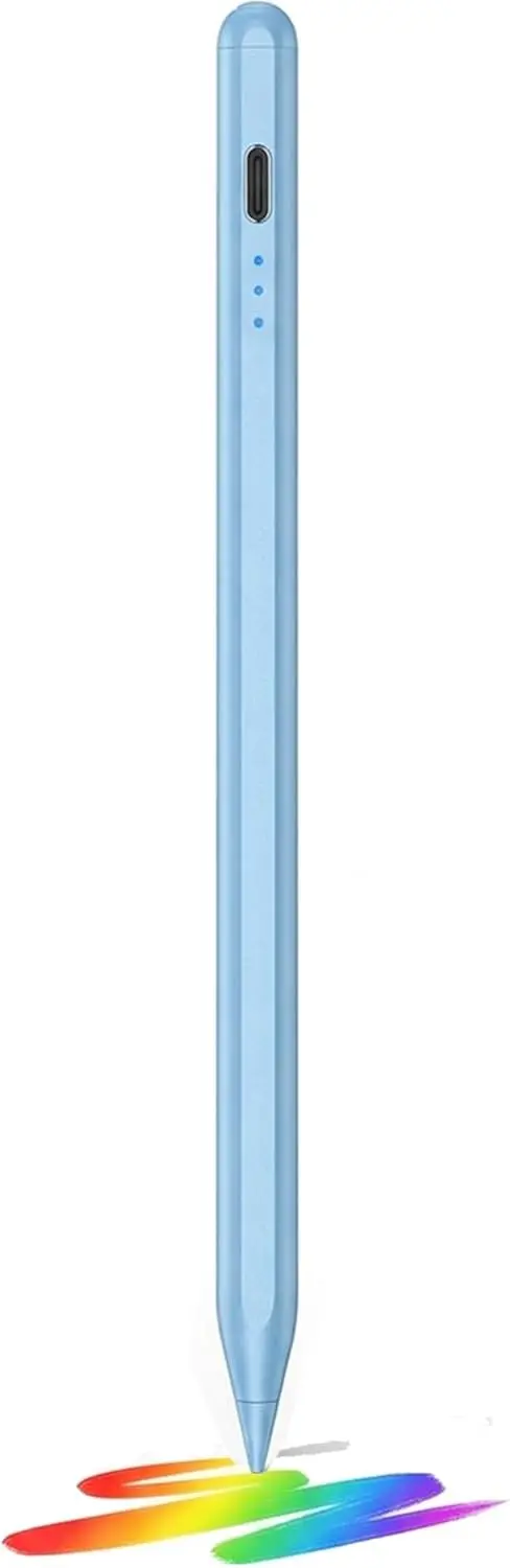 

Универсальный стилус для iPad 2018-2025, активный карандаш с быстрой зарядкой, функцией предотвращения случайных касаний ладонью и чувствительностью к наклону