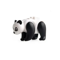 MOC 1PCS National Treasure Panda Zoo Animal Building Blocks Kit Forest Animals Bricks Particle DIY Toys Children Birthday Gifts