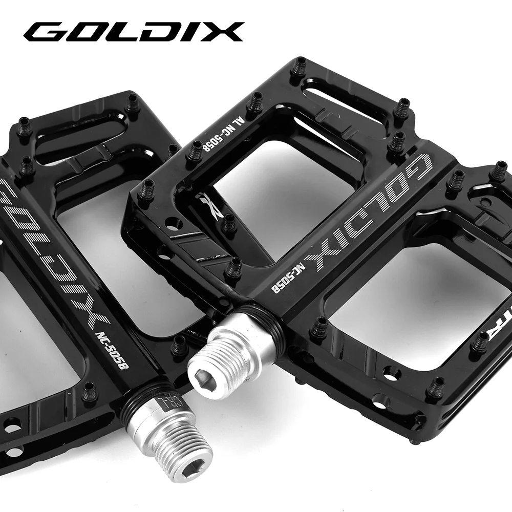 

GOLDIX triple-bearing sealed bearing pedals, suitable for mountain bikes and road bikes, anti-slip pedals, bicycle accessories.