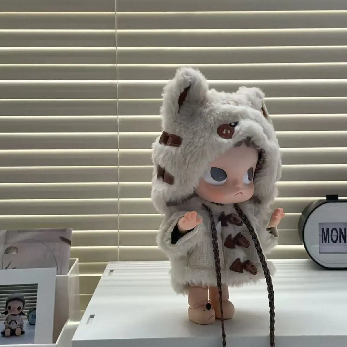 Conjunto de tigre, vestido de muñeca de dibujos animados, ropa de bebé, regalo de cumpleaños, juguetes para niños, Cool Gazi Zsiga1/8, ropa de bebé esponjosa