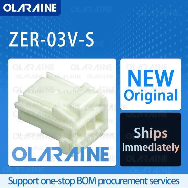 

50/200/500Pcs ZER-03V-S 100% brand new and original IC chip Connector headers and wire housings 3 Position
