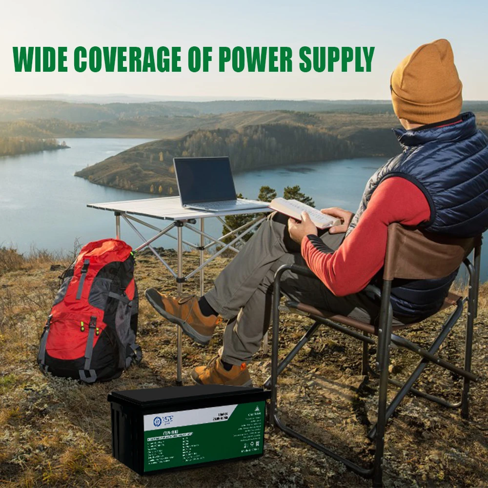 YETE 12V 100Ah LiFePO4 بطارية 1280Wh بطارية ليثيوم مع تحسين 100A BMS 8000-15000 دورات عميقة دعم في سلسلة/متوازية