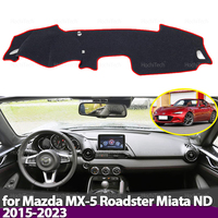 For Mazda MX-5 Roadster Miata ND 2015-2023 Dashboard Cover Board Anti-Slip Mat Protect Pad Car Sunshade Carpet Rug Accessories