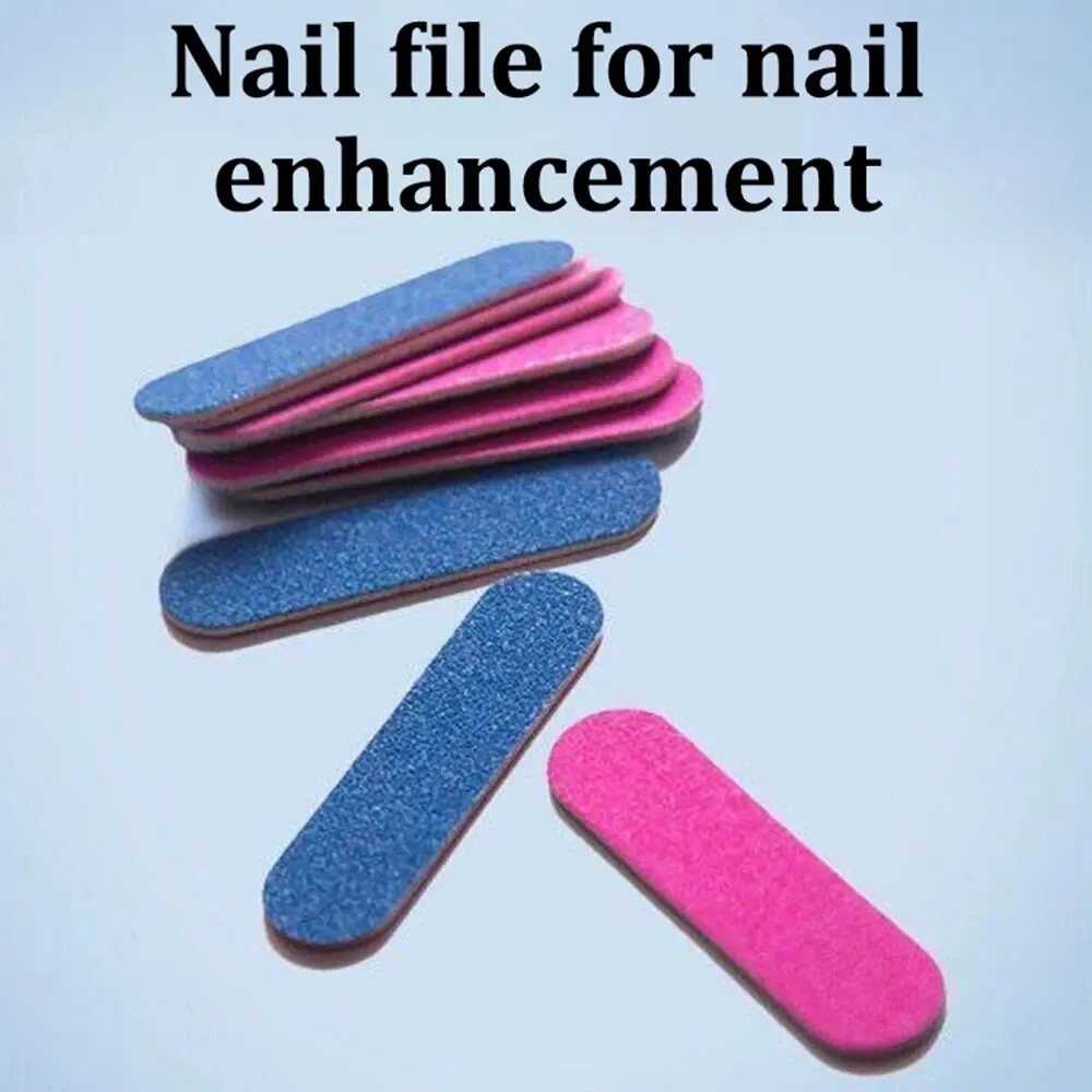 50/100Pcs Doppel Seite Nagel Dateien Mini Schleif Puffer Block Set Für Gel Polnisch Maniküre Pediküre Salon Nail art Werkzeug Matte Stift Na