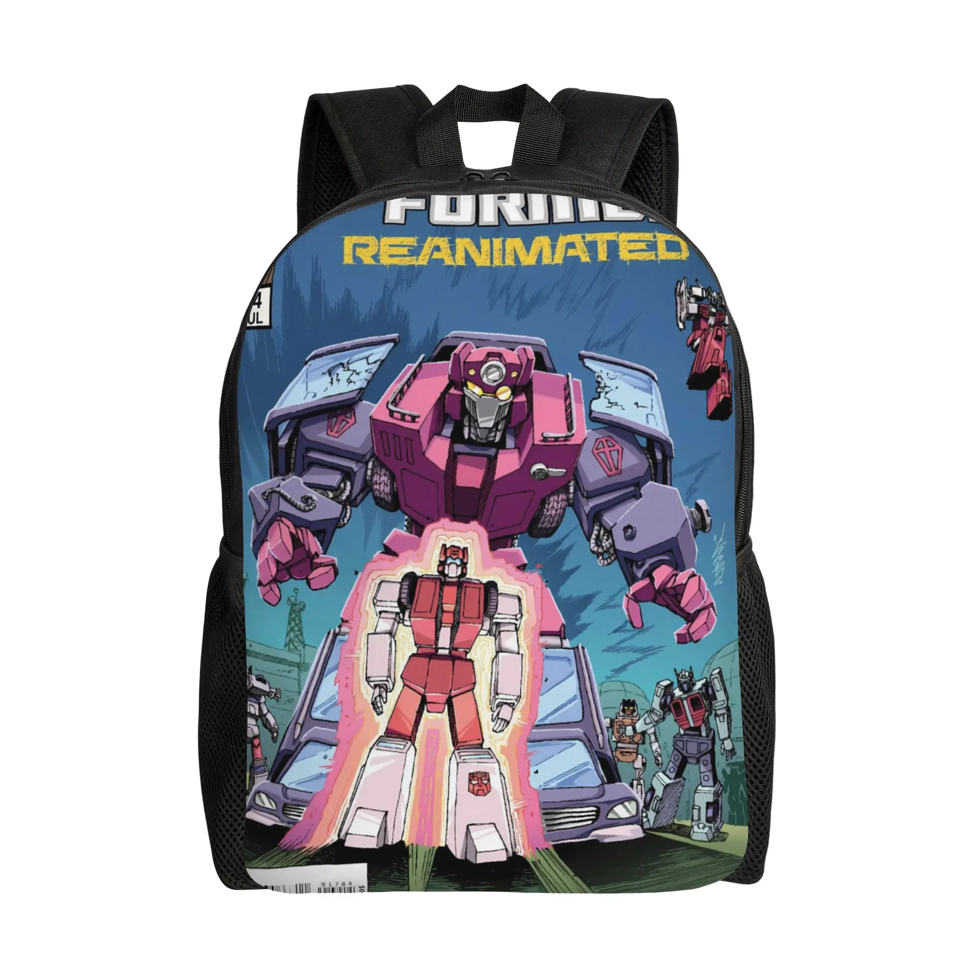 Transformered Cartoon Backpack Boy Girl 3d Printing Lightweight Backpacks Polyester Fashion School Bags Travel Custom Rucksack