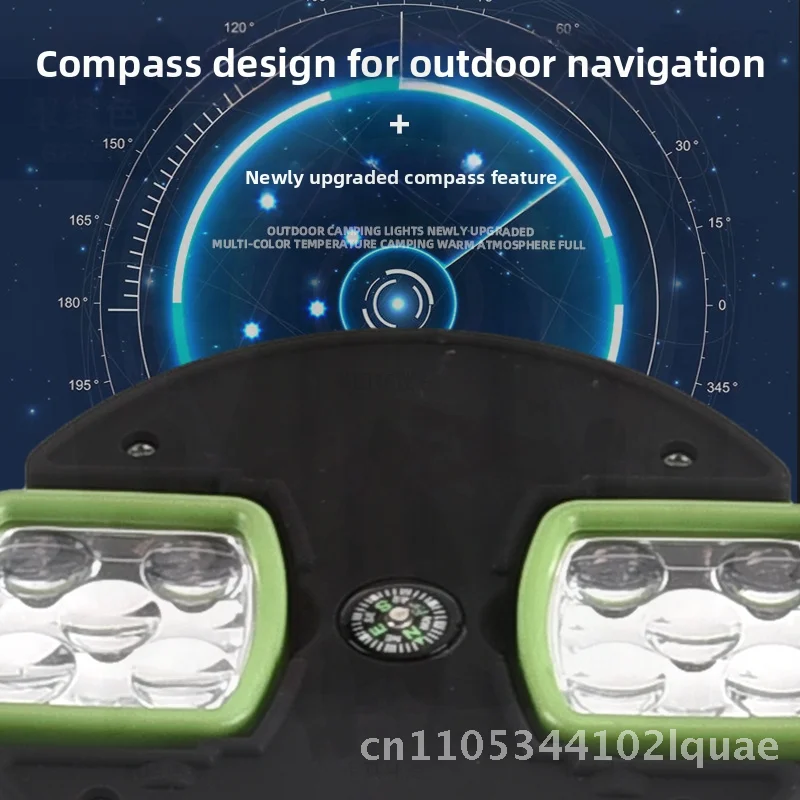 

Многофункциональный портативный светильник для кемпинга, USB перезаряжаемый светодиодный фонарик, аварийный фонарь для активного отдыха