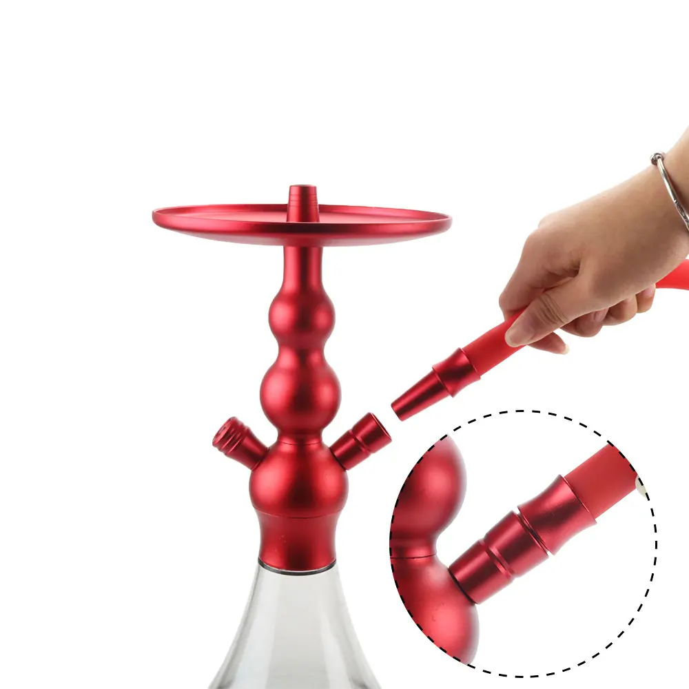 Aluminum Alloy Hookah Handle Water Pipe Nargile Sheesha Narguile Chicha Cachimbas Tongs Smoking Shisha Accessories