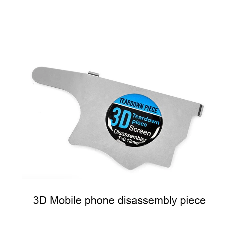 TE-024 3D Ultra-Thin Stainless Steel Card Disassembling Mobile Phone LCD Screen Pry Disassemble Tools Opener