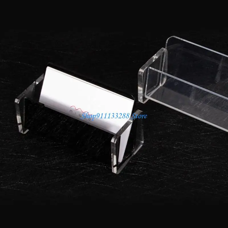 

G88D Clear Acrylics Business Card Stand Business Card Holder Name Card Organizers