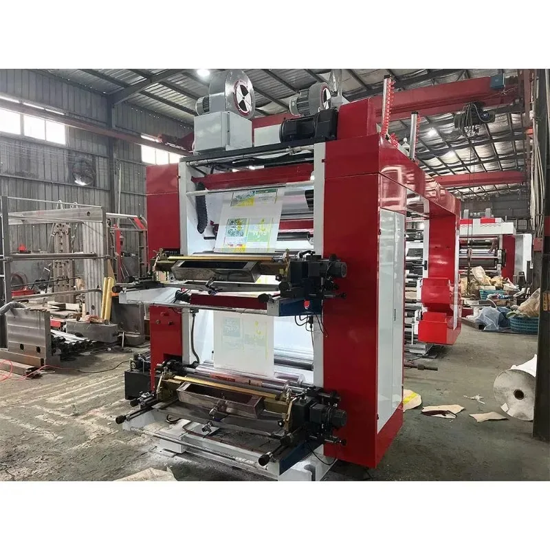 YG Customized Automatic Multicolor Flexo Roll Flexographic Printer Sticker Label BOPP PE Roll Film Printing Machine