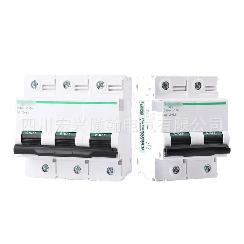 C120H circuit breaker 63A80A100A125A with leakage protection empty open 3P leakage protection 2P4P D100