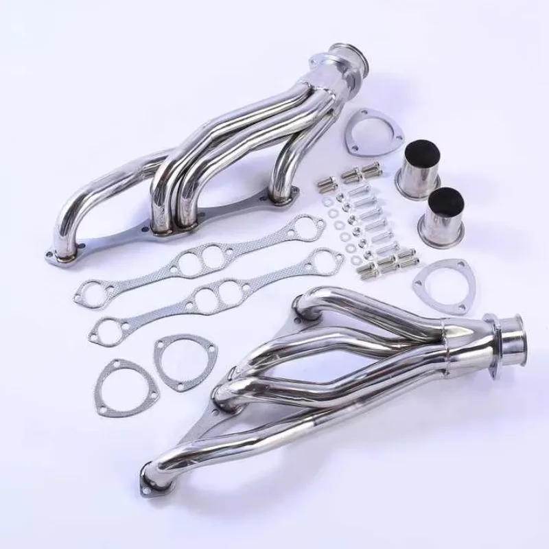 

SXLL Custom Stainless Steel Header Exhaust Manifold Small SB V8 New Condition Model 262 265 283 305 327 350 400