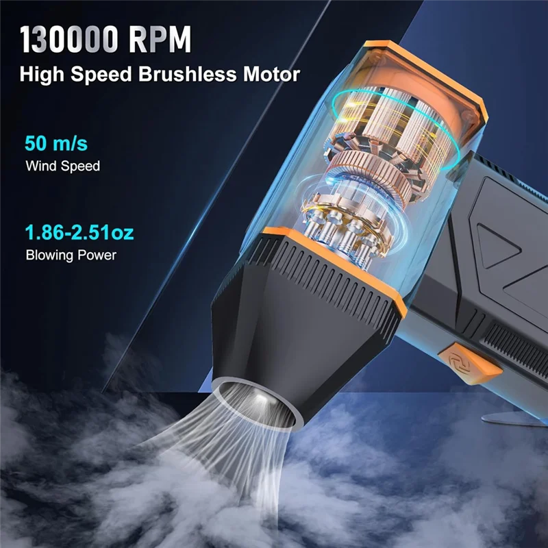 

Бытовая техника для покупателей, мини-турбореактивный вентилятор, электрическая воздушная тряпка, ручной бесщеточный двигатель, 130000 об/мин, 3 скорости, промышленный компьютер Keyb