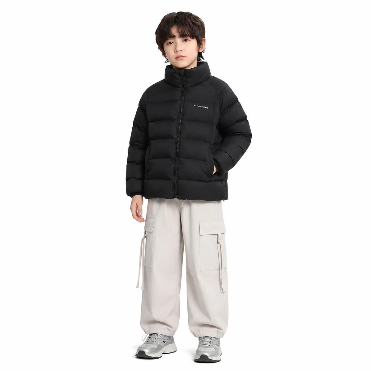 Children Down Jacket Autumn Winter New Fashion Boys Girls Lightweight Stand Collar Coat Warm Duck Down Outerwear Kids Clothing