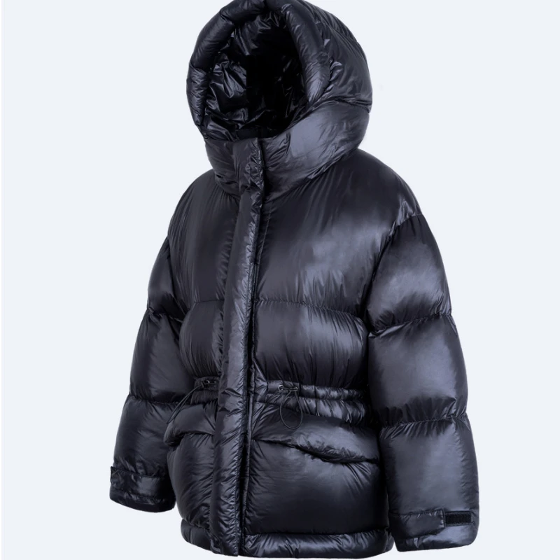 Winter Clothes for Women 90 White Duck Down Cold Protection and Warmth Down Jacket Light and Fluffy Thicked Hooded Puffer Jacket