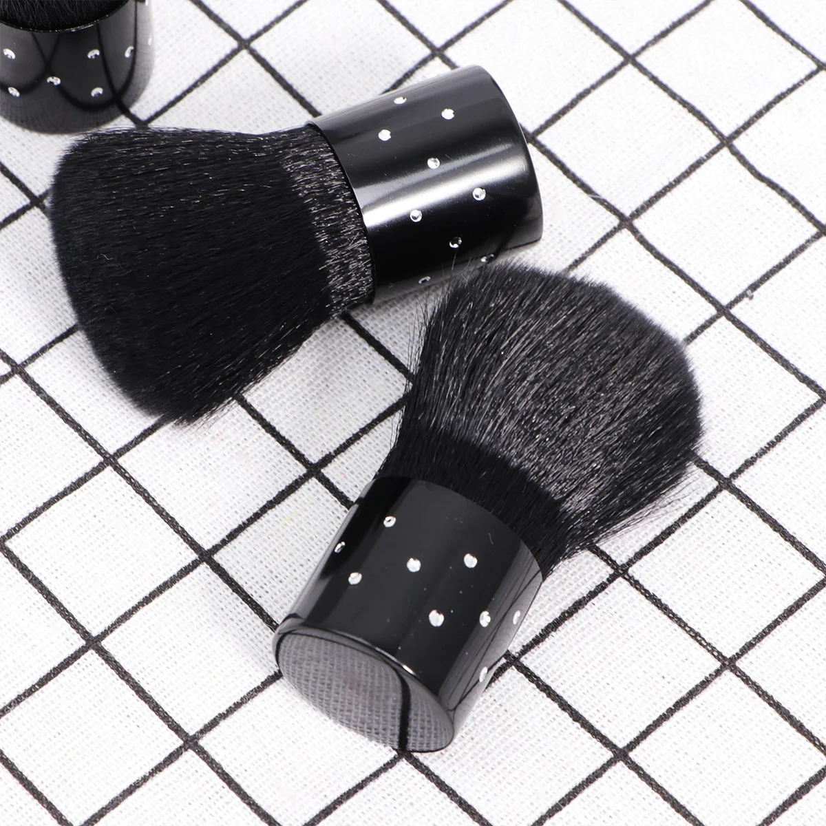 3Pcs Nail Art Cleaning Brush Professional Makeup Tool Ultra Soft Bristles for Daily and Salon Use Powder Cosmetics Application