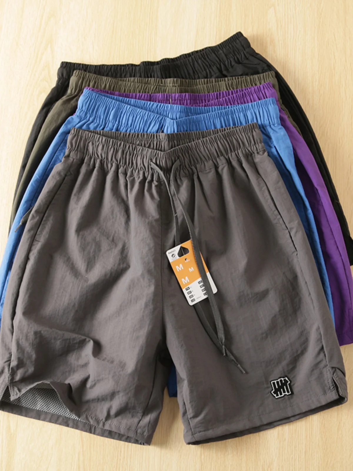 

Waterproof Qui Dry Dstring Elastic Waist Casual orts for Outdoor Summer Sports Versatile Loose Fit Straight Leg Pants