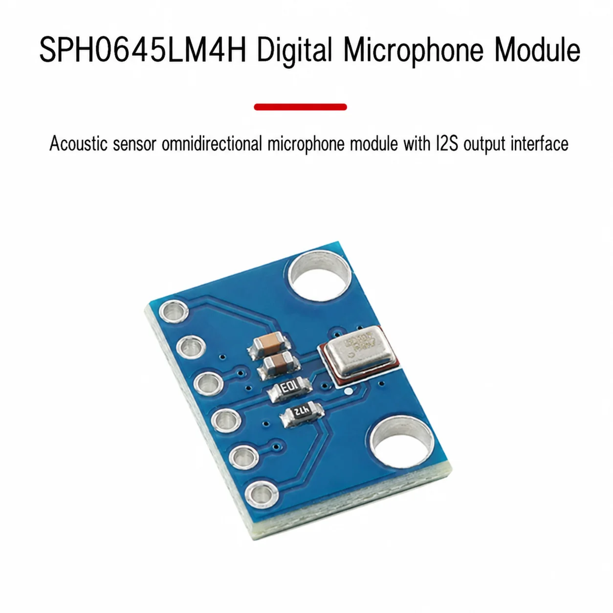 2pcs SPH0645LM4H Digital Microphone Module Sound Acoustic Sensor Mic Head Microphone Module I2S Interface