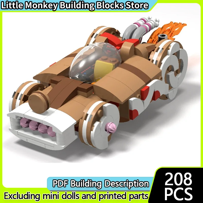 

Speed Racing Car Model MOC Building Bricks Ice Field Racing Car Modular Technology Children Holiday Gifts Assemble Toys Suit